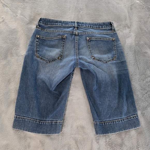 Anthropologie Pilcro and The Letterpress Womens 29 Denim Jean Shorts Low Rise - Picture 2 of 13